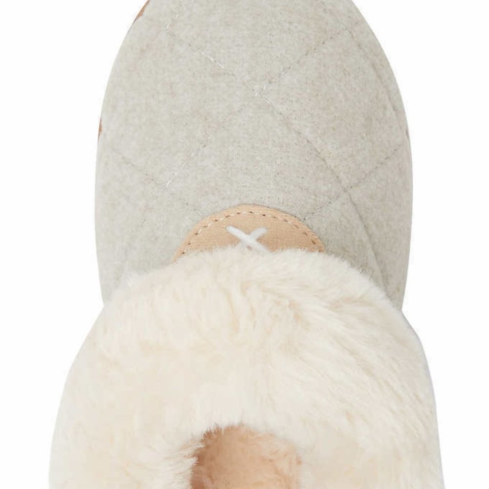 Dearfoams Ladies Slipper Oatmeal Heather NIB - Picture 5 of 5